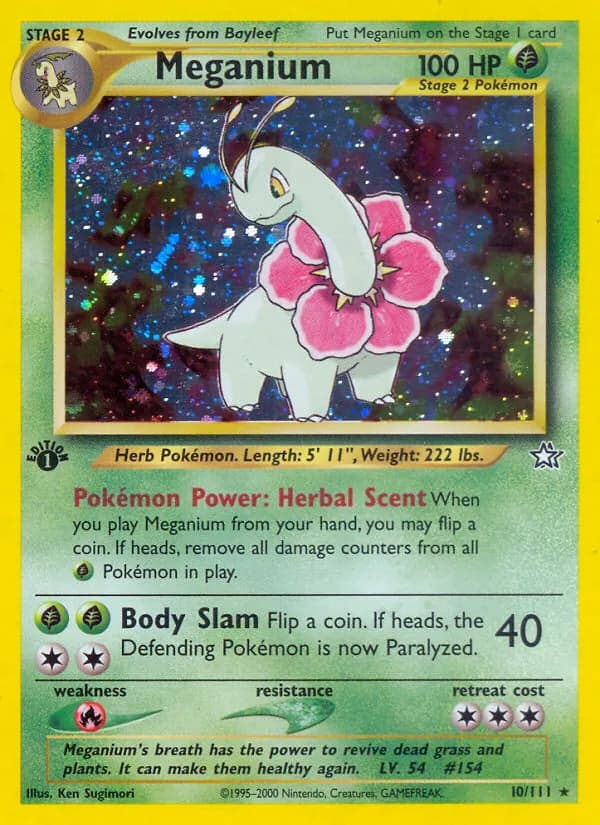 Meganium 10/111, Neo Genesis