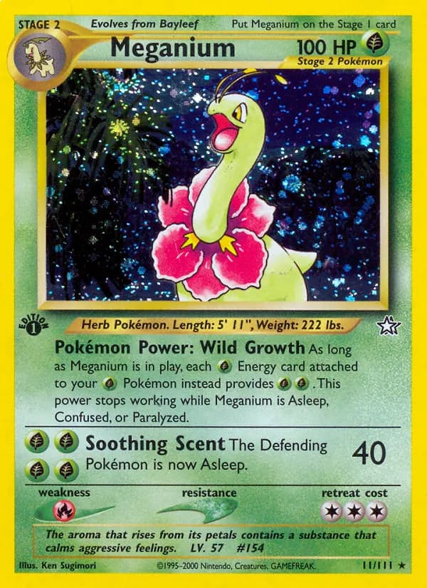 Meganium 11/111, Neo Genesis