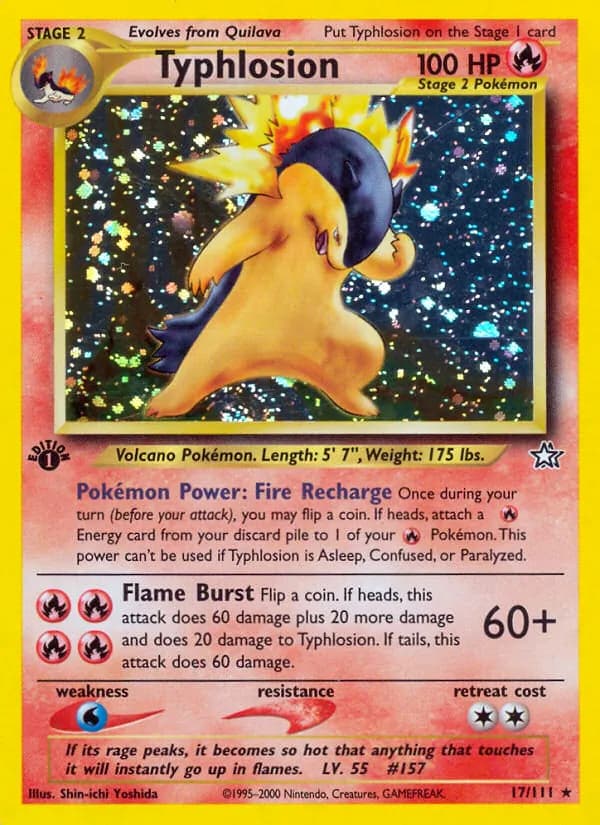 Typhlosion 17/111, Neo Genesis