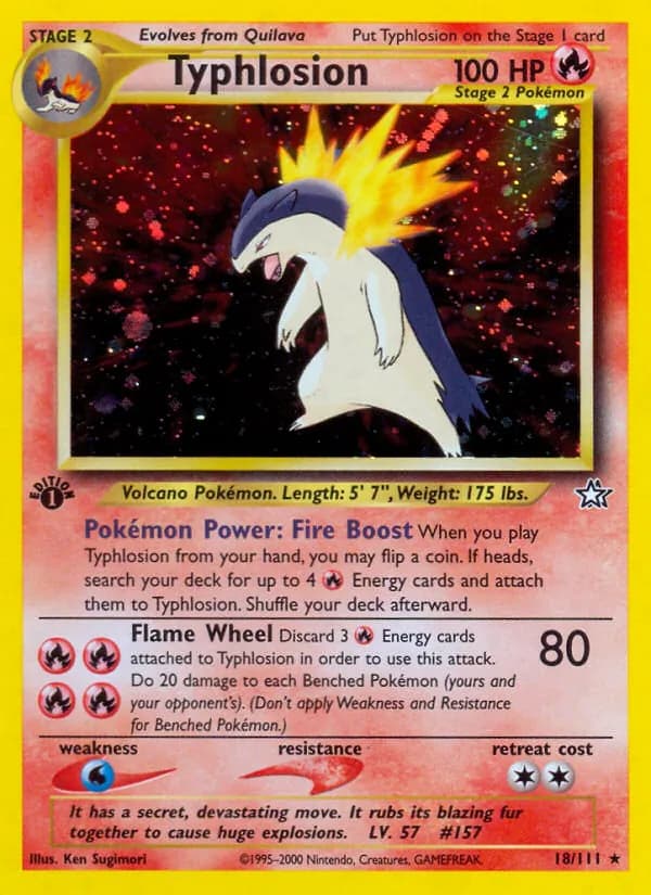 Typhlosion 18/111, Neo Genesis