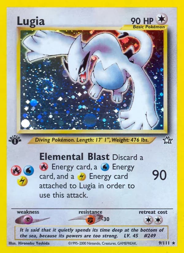 Lugia 9/111, Neo Genesis