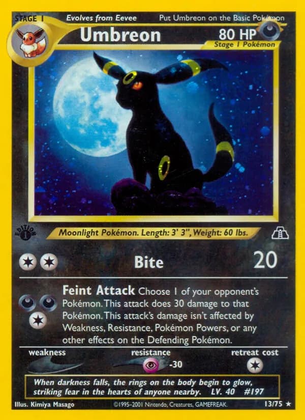 Umbreon 13/75, Neo Discovery
