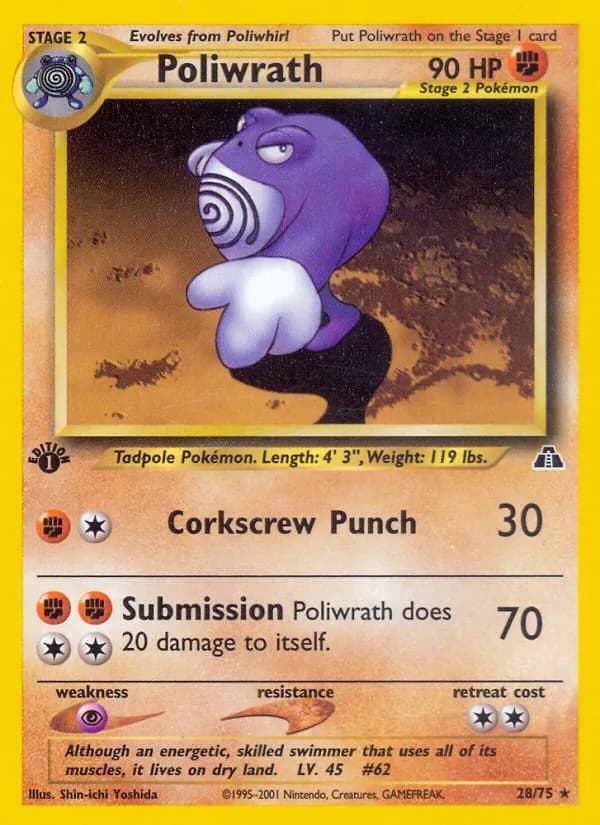Poliwrath 28/75, Neo Discovery