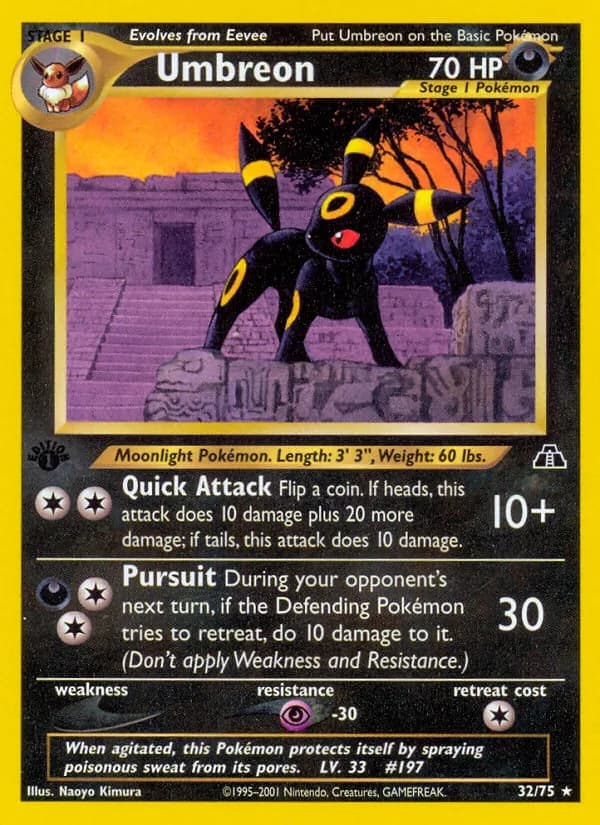 Umbreon 32/75, Neo Discovery