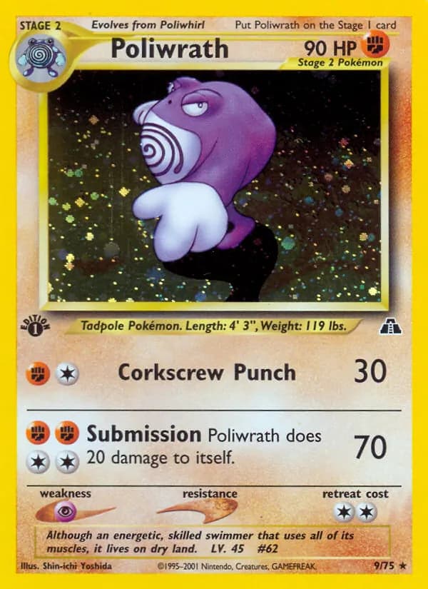 Poliwrath 9/75, Neo Discovery