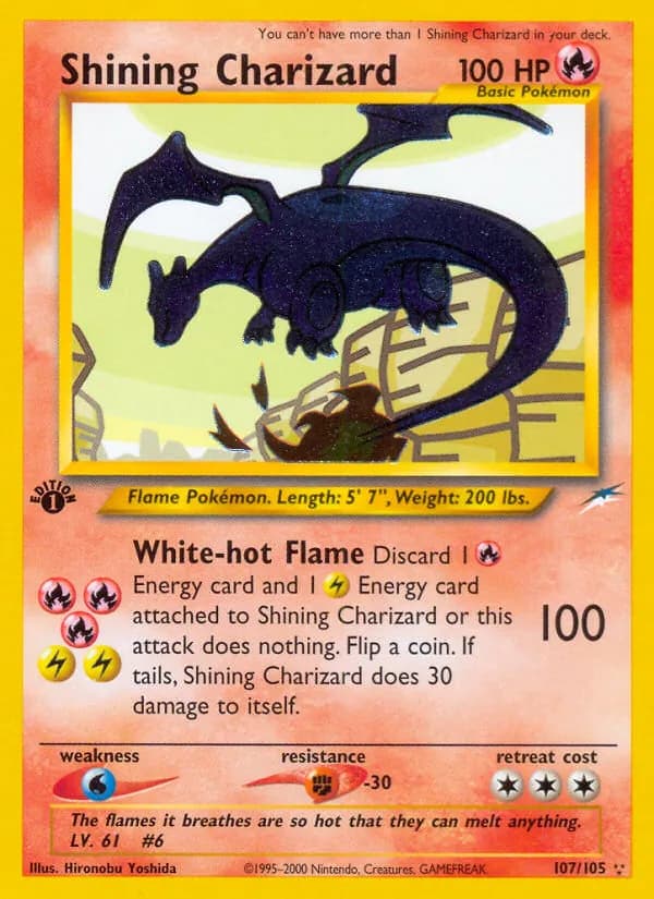 Shining Charizard 107/105, Neo Destiny