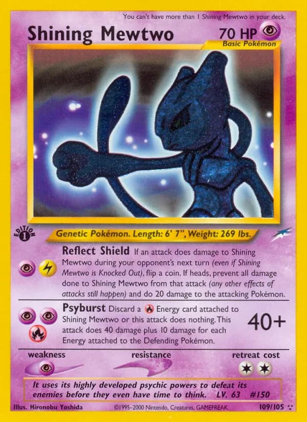 Shining Mewtwo 109/105, Neo Destiny