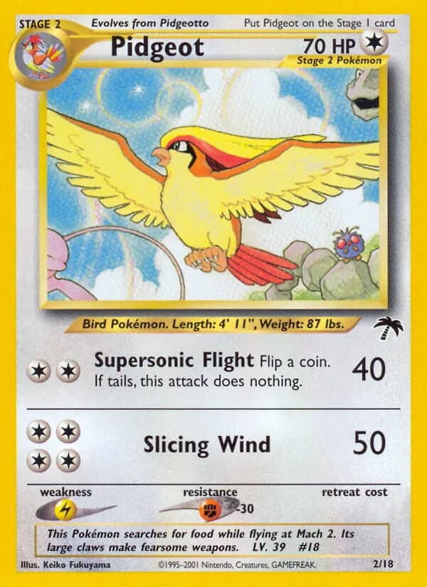 Pidgeot 2/18, Southern Islands