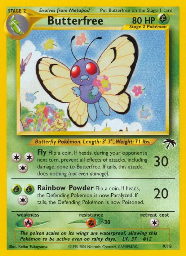 Butterfree 9/18, Southern Islands