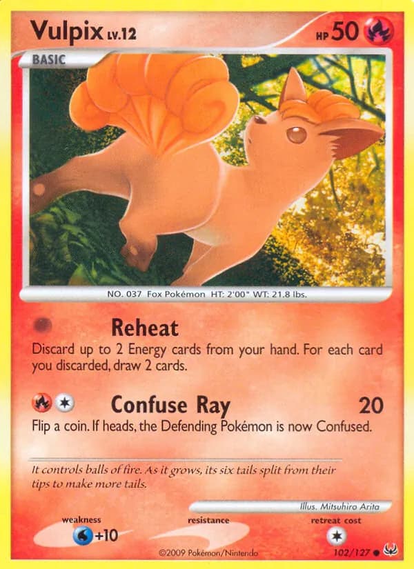 Vulpix 102/127, Platinum