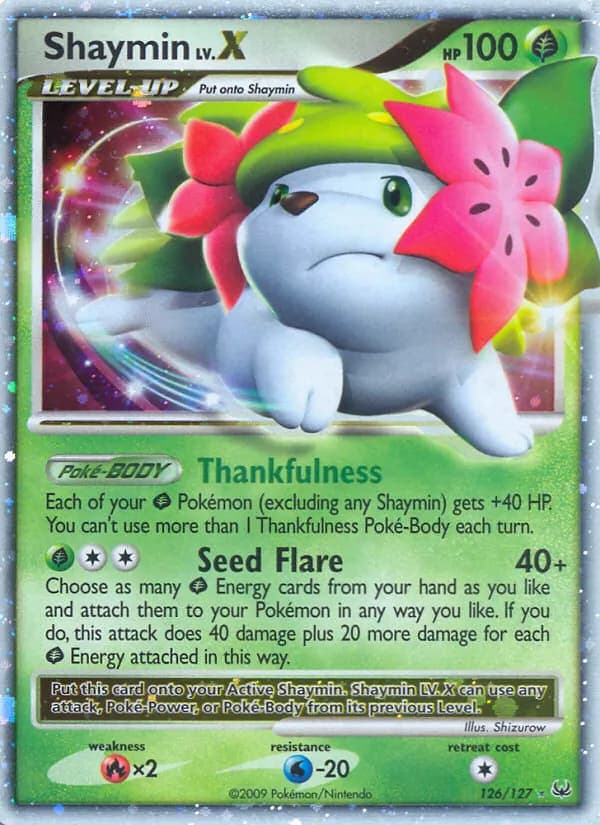 Shaymin LV.X 126/127, Platinum