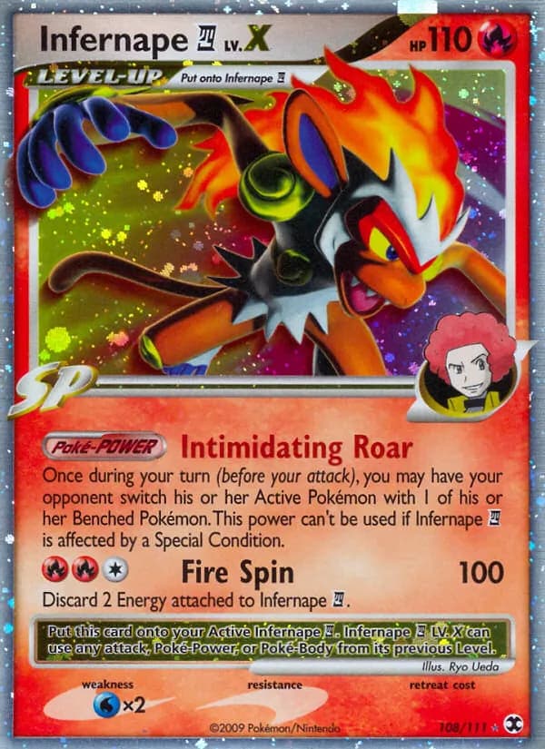 Infernape E4 LV.X 108/111, Rising Rivals