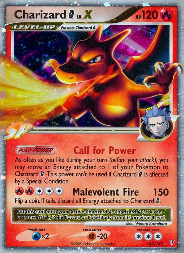 Charizard G LV.X 143/147, Supreme Victors