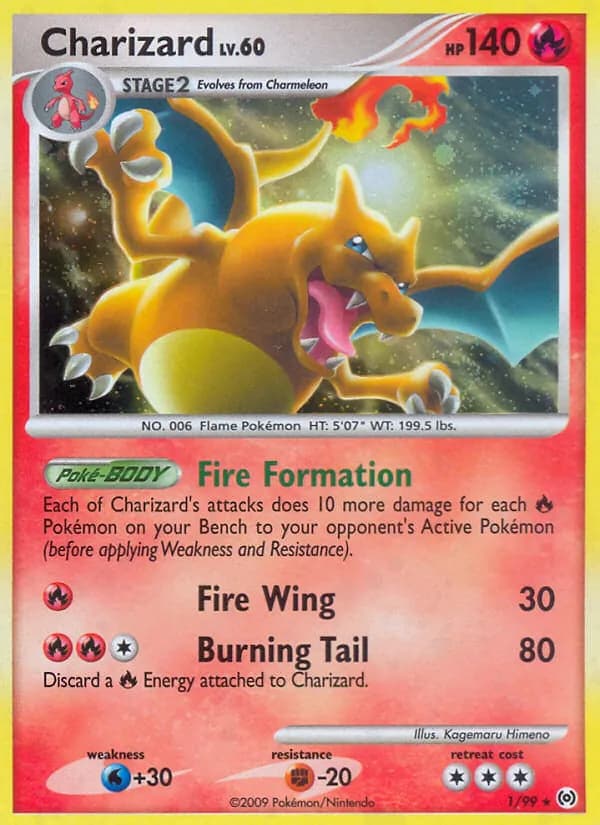 Charizard 1/99, Arceus