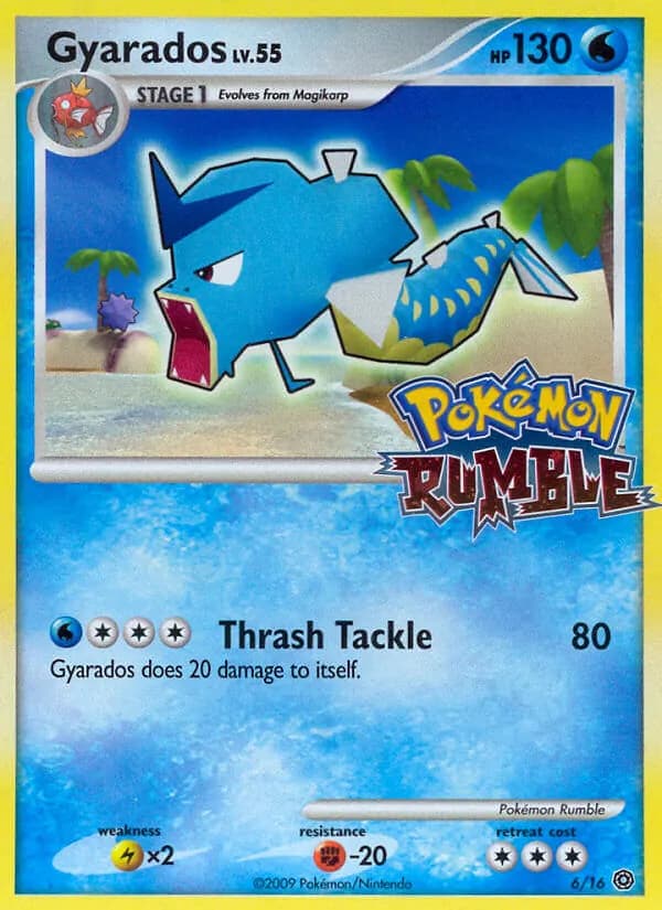 Gyarados 6/16, Pokémon Rumble