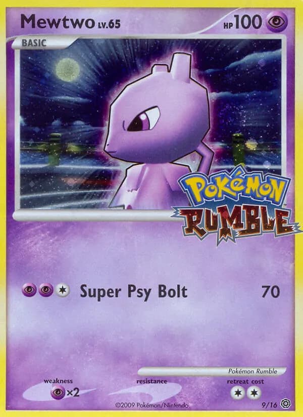 Mewtwo 9/16, Pokémon Rumble