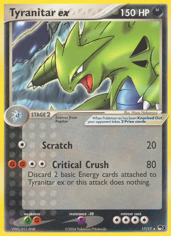 Tyranitar ex 17/17, POP Series 1