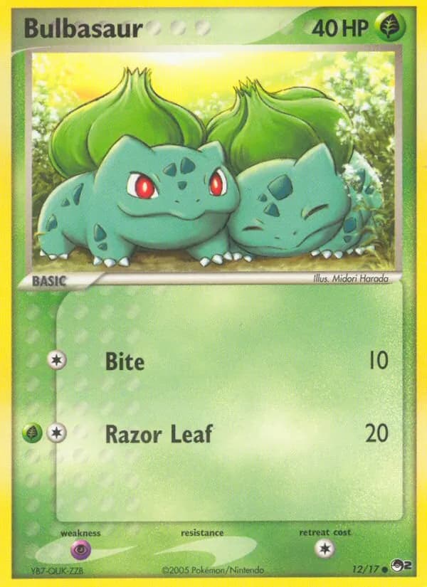Bulbasaur 12/17, POP Series 2