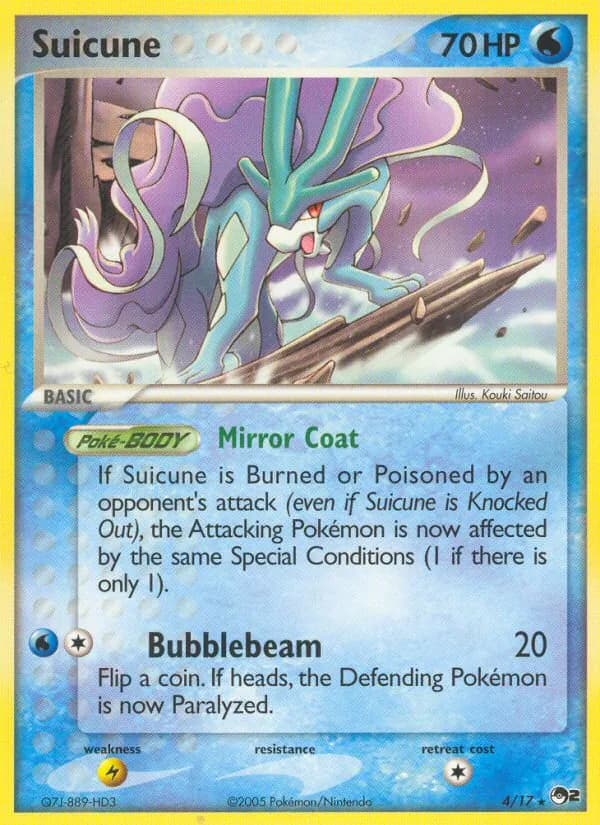 Suicune 4/17, POP Series 2