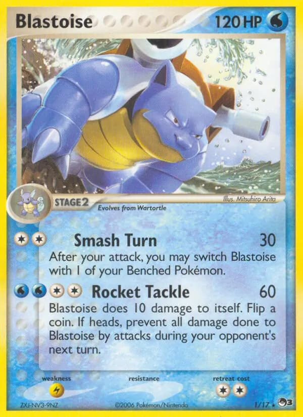 Blastoise 1/17, POP Series 3