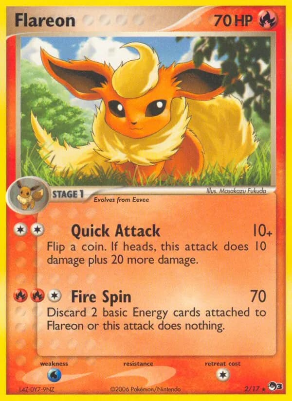 Flareon 2/17, POP Series 3