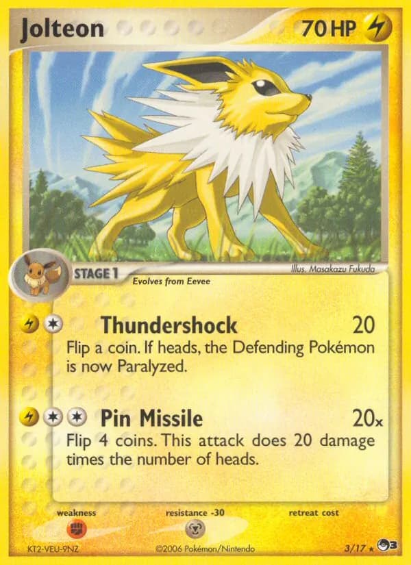 Jolteon 3/17, POP Series 3