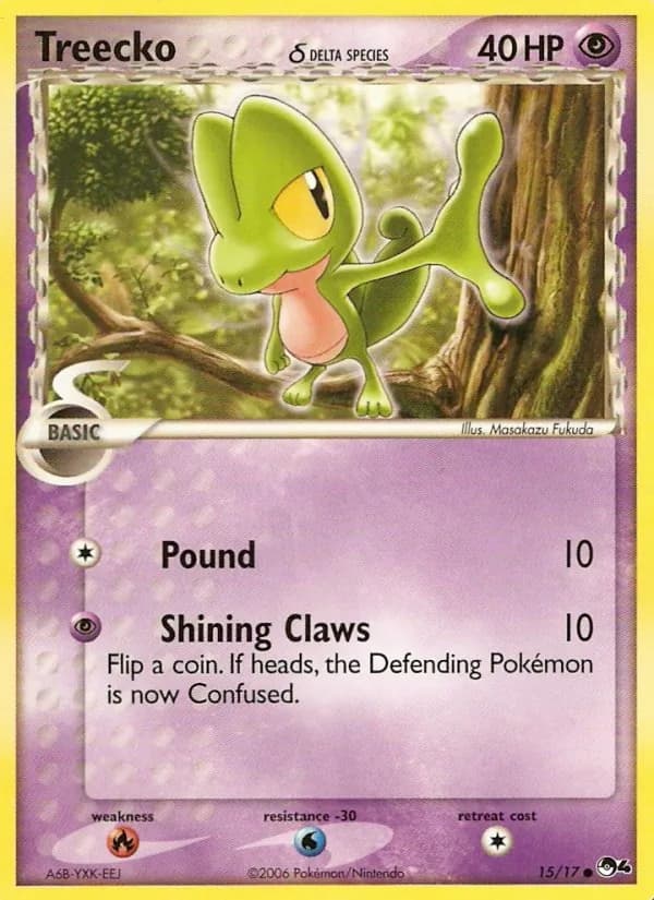 Treecko δ 15/17, POP Series 4