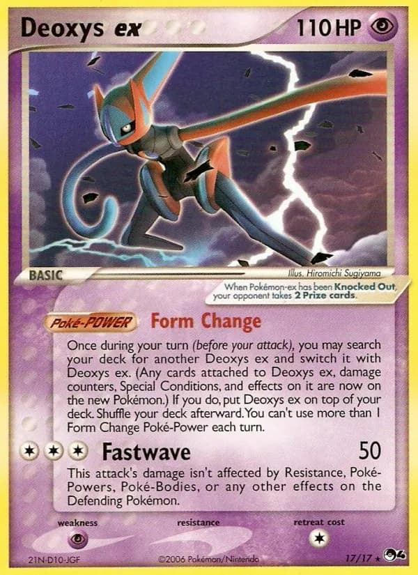 Deoxys ex 17/17, POP Series 4