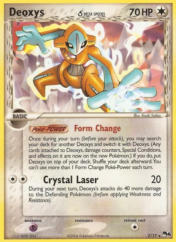 Deoxys δ 2/17, POP Series 4