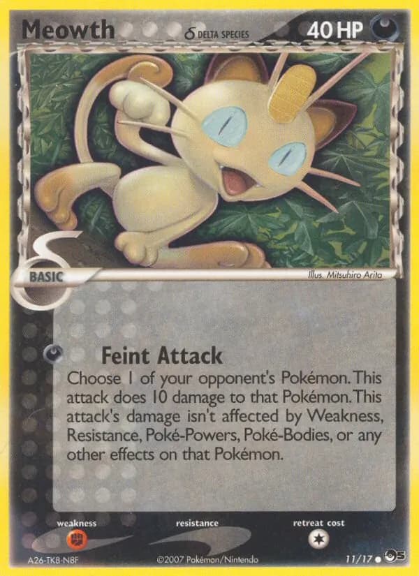 Meowth δ 11/17, POP Series 5