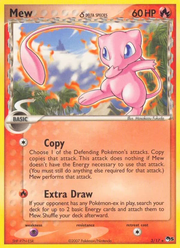 Mew δ 3/17, POP Series 5