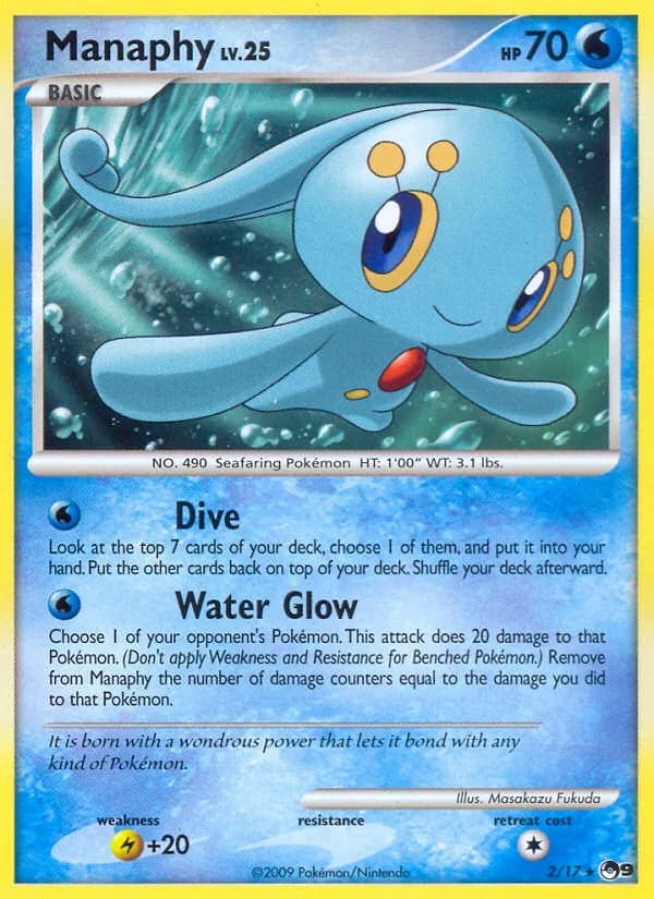 Manaphy 2/17, POP Series 9