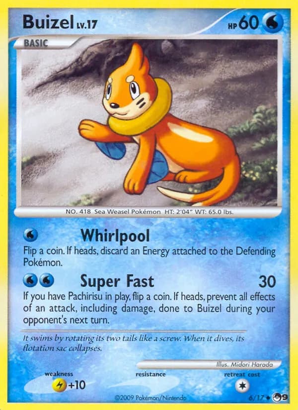 Buizel 6/17, POP Series 9