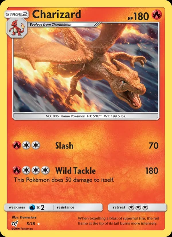 Charizard 5/18, Detective Pikachu