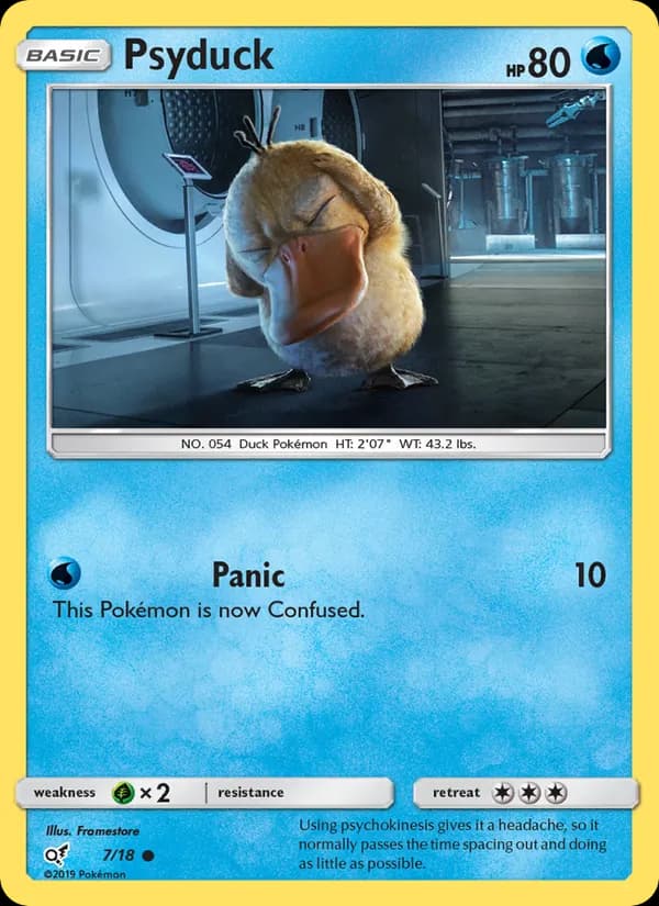 Psyduck 7/18, Detective Pikachu