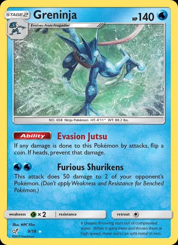 Greninja 9/18, Detective Pikachu