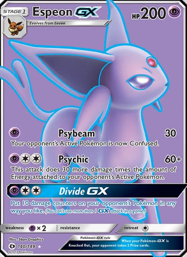 Espeon GX 140/149, Sun & Moon