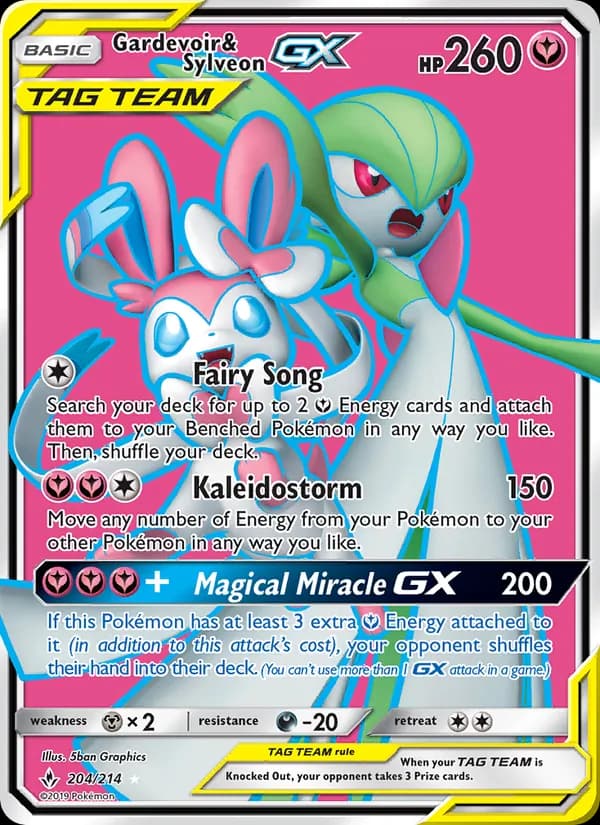 Gardevoir & Sylveon GX 204/214
