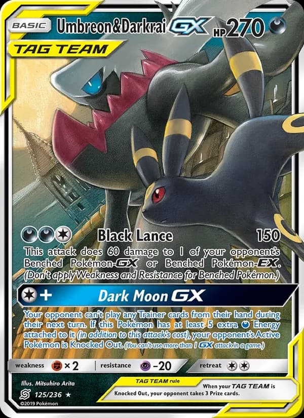 Umbreon & Darkrai GX 125/236, Unified Minds