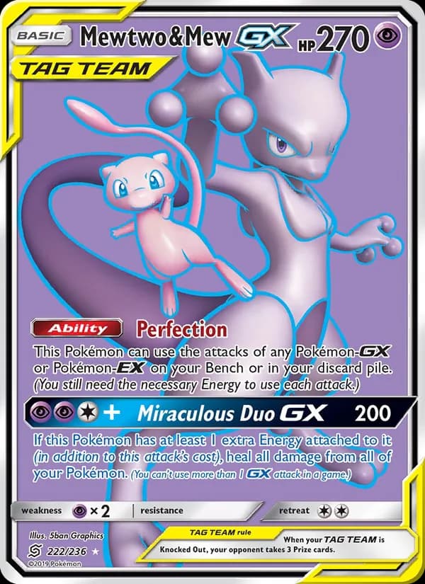 Mewtwo & Mew GX 222/236