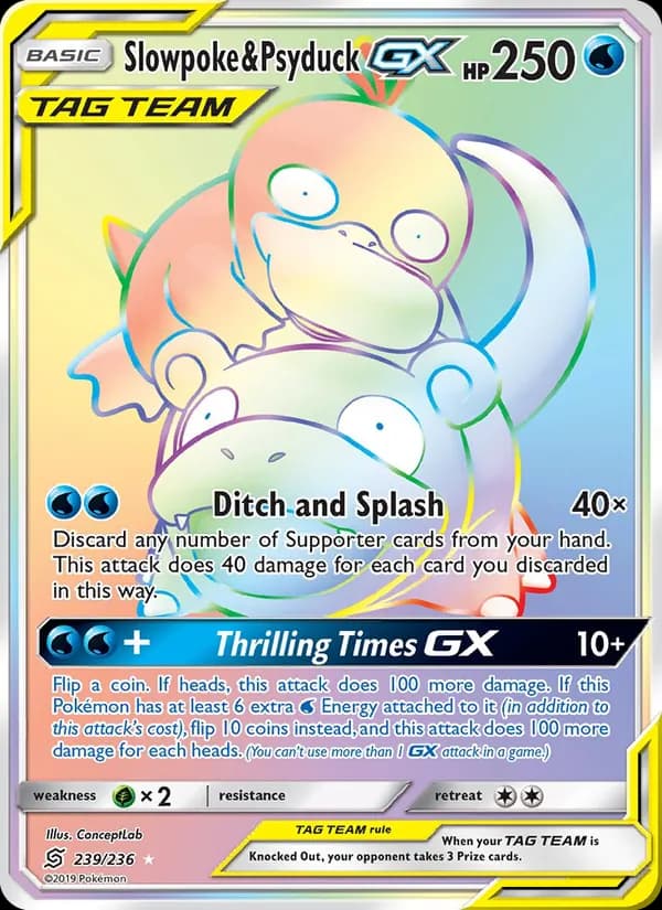 Slowpoke & Psyduck GX 239/236, Unified Minds