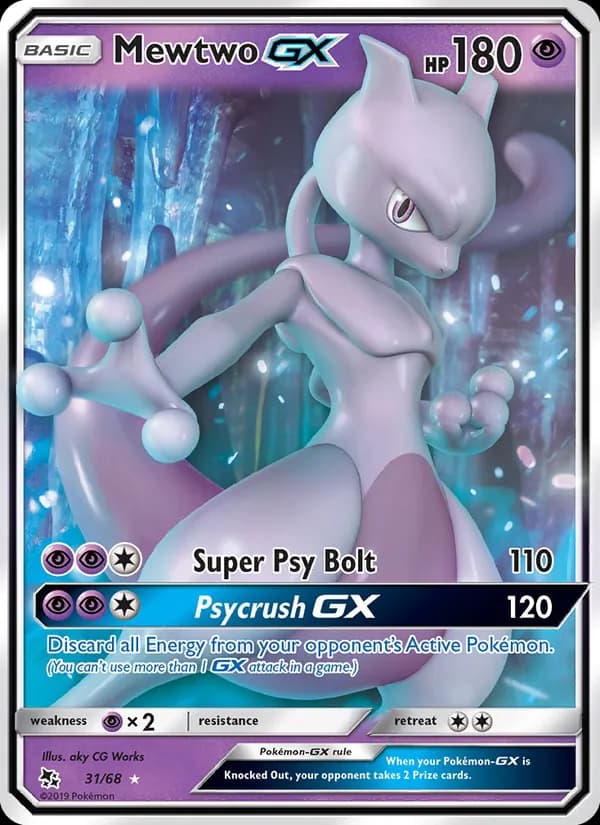 Mewtwo GX 31/68, Hidden Fates