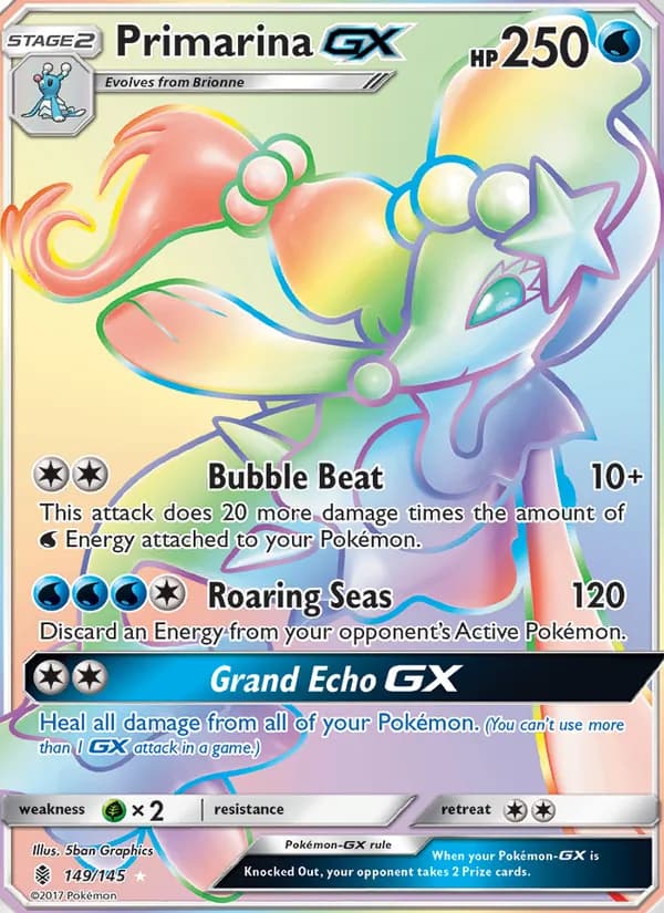 Primarina GX 149/145, Guardians Rising