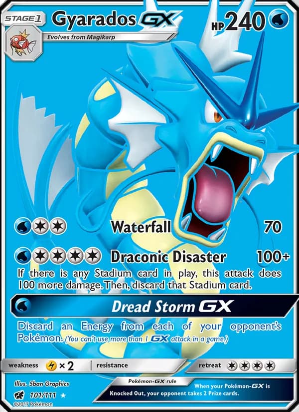 Gyarados GX 101/111, Crimson Invasion