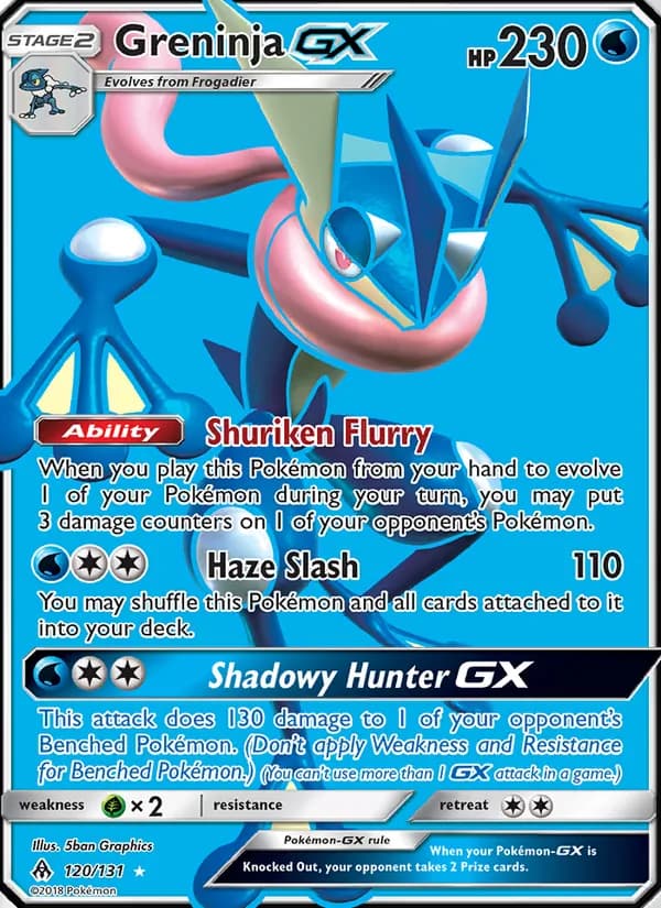 Greninja GX 120/131, Forbidden Light