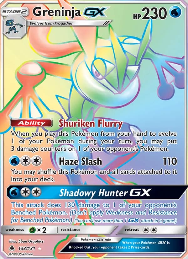 Greninja GX 133/131, Forbidden Light