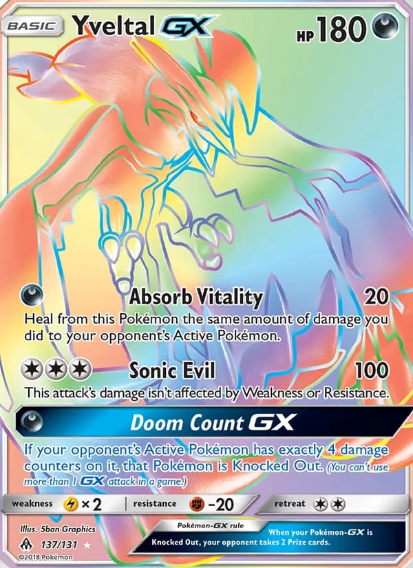 Yveltal GX 137/131, Forbidden Light