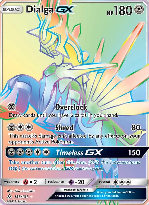 Dialga GX 138/131, Forbidden Light