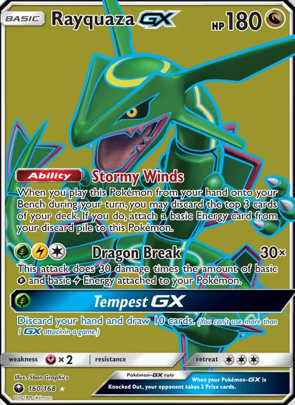 Rayquaza GX 160/168, Celestial Storm