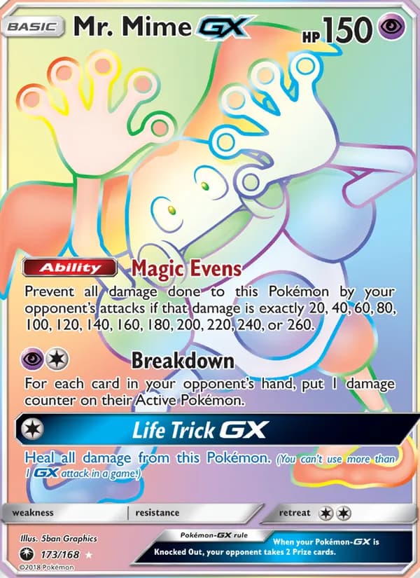 Mr. Mime GX 173/168, Celestial Storm